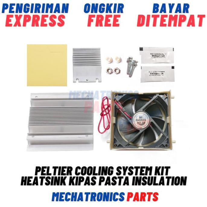 Peltier Cooling System Kit Pendingin Peltier Heatsink Peltier