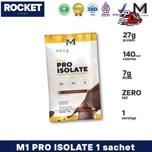 Muscle First M1 Gold Pro Isolate ecer eceran 1 sachet - Whey Protein Isolate 35 gram