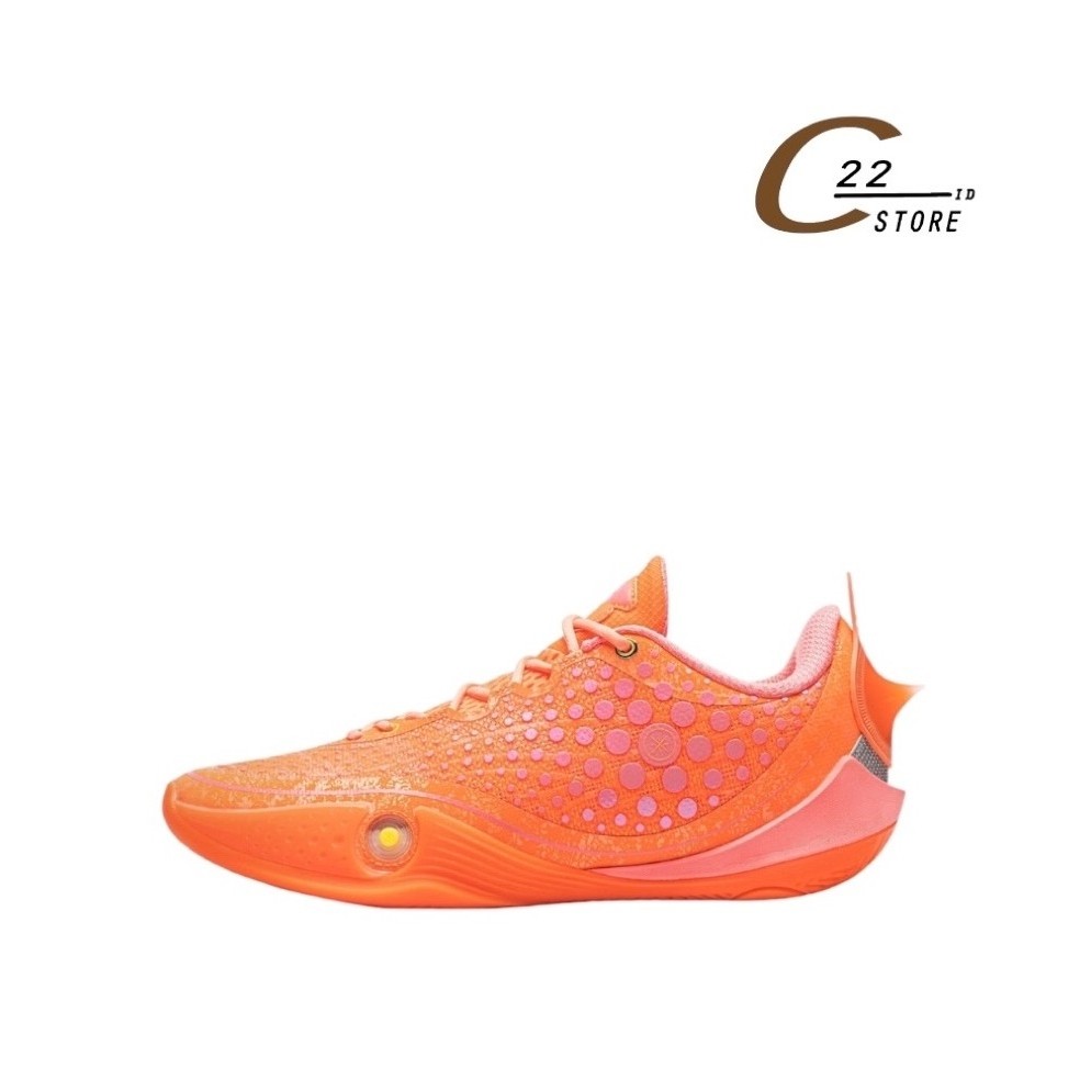 Sepatu Basket Lining wow 808 6 Ultra Melon Orange Original