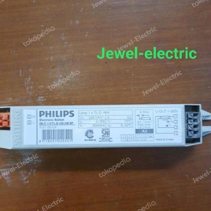 Ballast Electronic / Trafo Electronik / Ballast EBC 18 Watt Philips