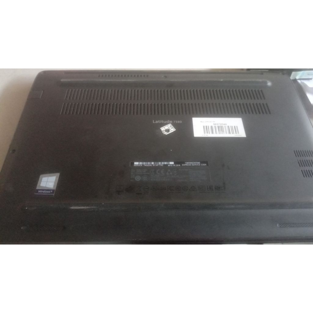 mesin Laptop Dell Latitude 7380 Prossesor  CORE i7 Gen 6