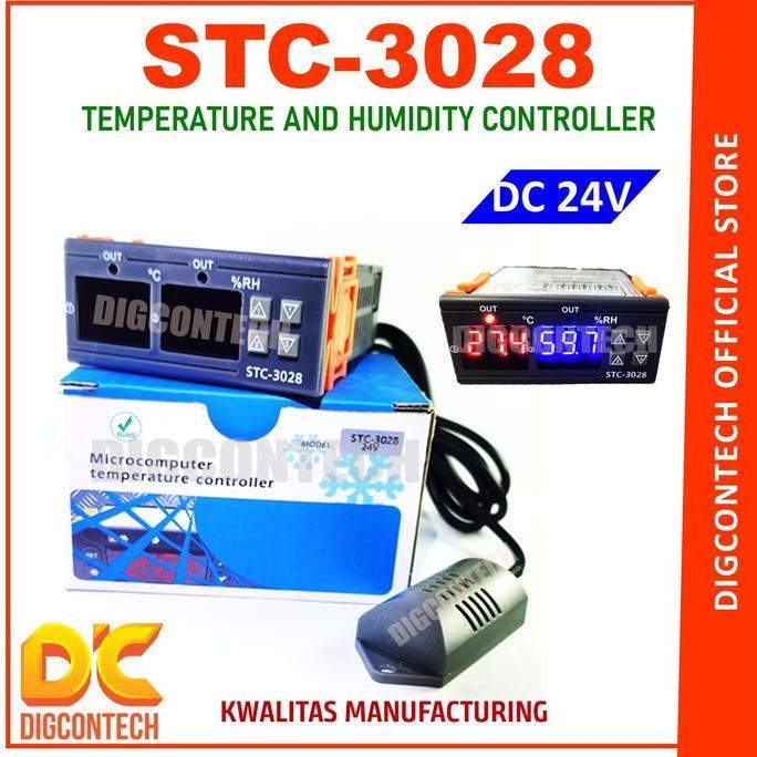 STC 3028 THERMOSTAT HYGROSTAT DIGITAL STC-3028  DC-24V DIXE99