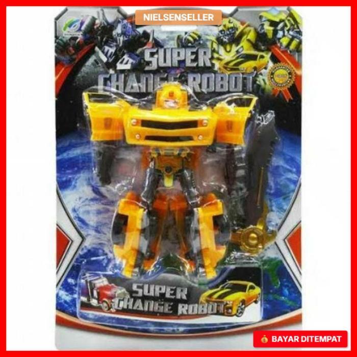 Mainan Anak Robot Transformer Bumblebee/ Mainan Robot Berubah  Mobil Robot Transformer Murah