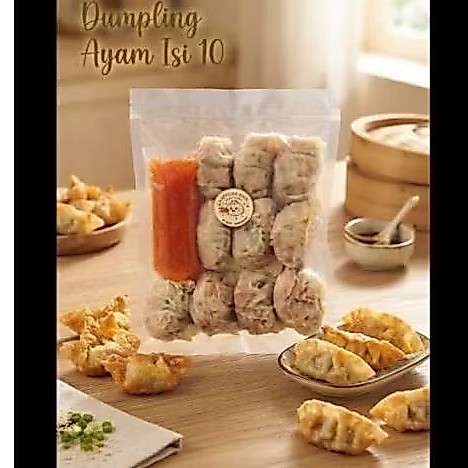 Dumpling Ayam Isi 10 Frozen Makanan Instan