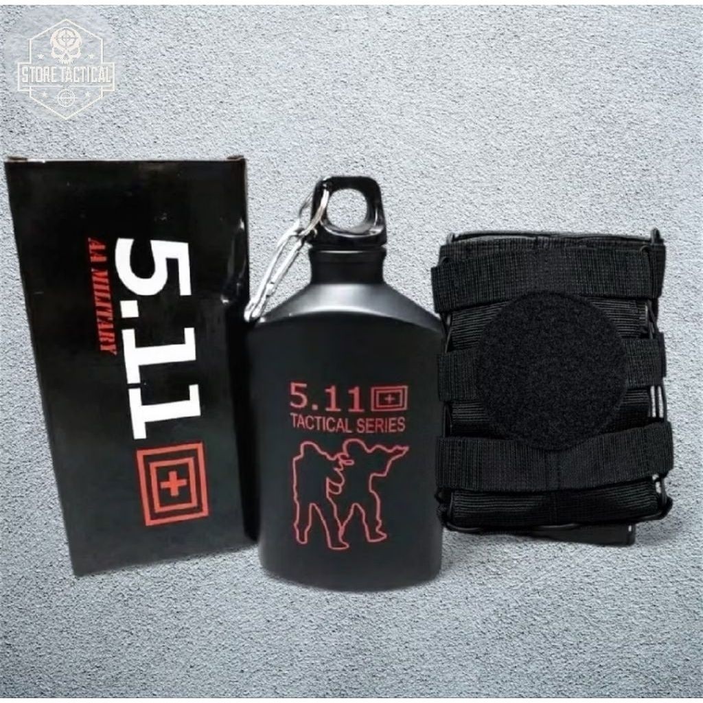 pouch botol tactical 5 11/botol tactical Satu set / peples tactical
