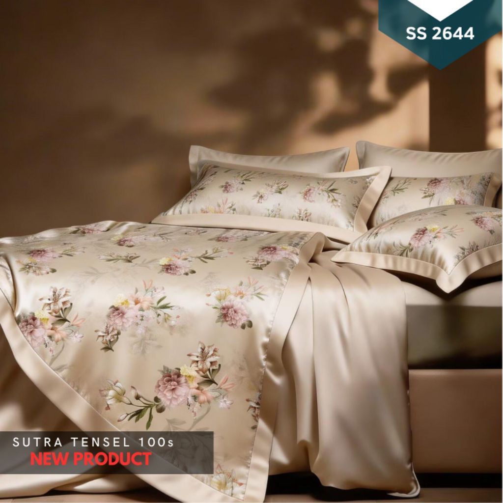 seprei bedcover set sutra tencel 100 s