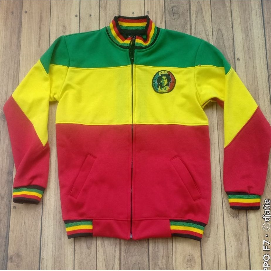 jaket rasta bob marley