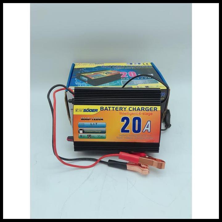 HOT DEAL CHARGER AKI 12V 20A - BATTERY CHARGER 12 V 20 A 