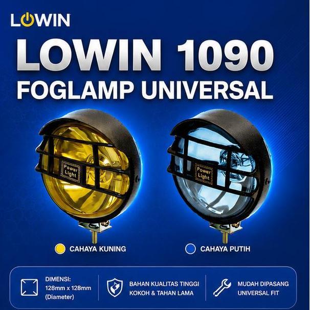 FOGLAMP-LAMPU KABUT LOWIN 1090 UNIVERSAL