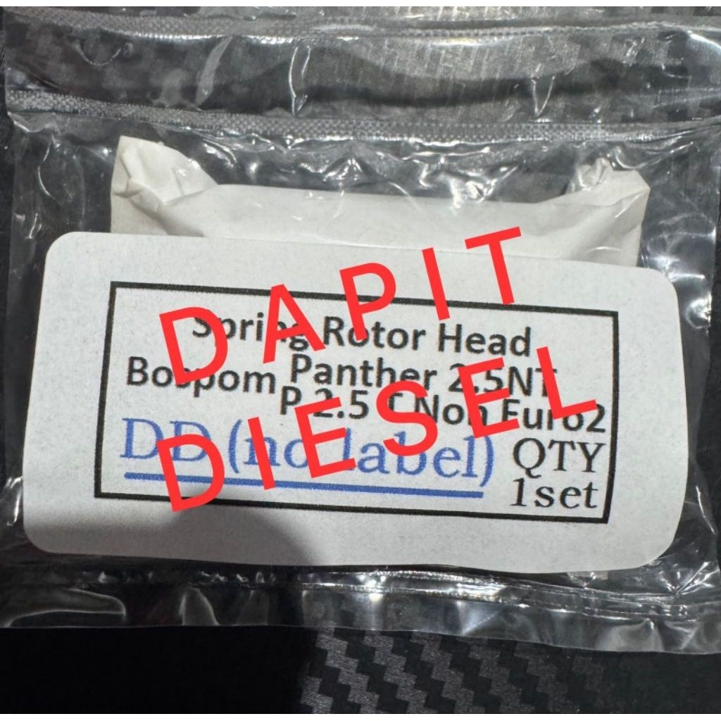 Spring Rotor bospom Isuzu Panther 2.5 NT dan Panther 2.5 Turbo NON EURO 2 merk DD(no label) berkuali