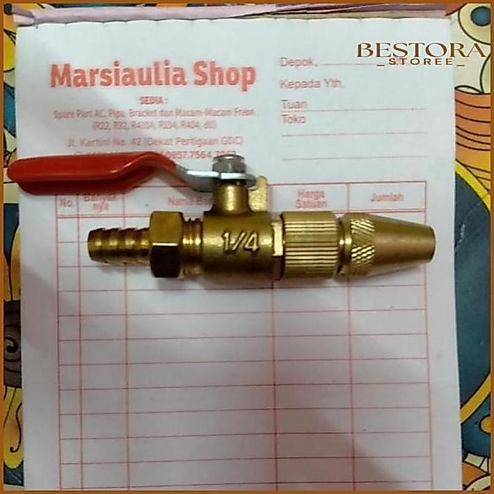 SET NOZLE LURUS + KRAN HATO KUNINGAN NOZZLE STEAM KRAN JET CLEANER SEMPROTAN PREMIUM