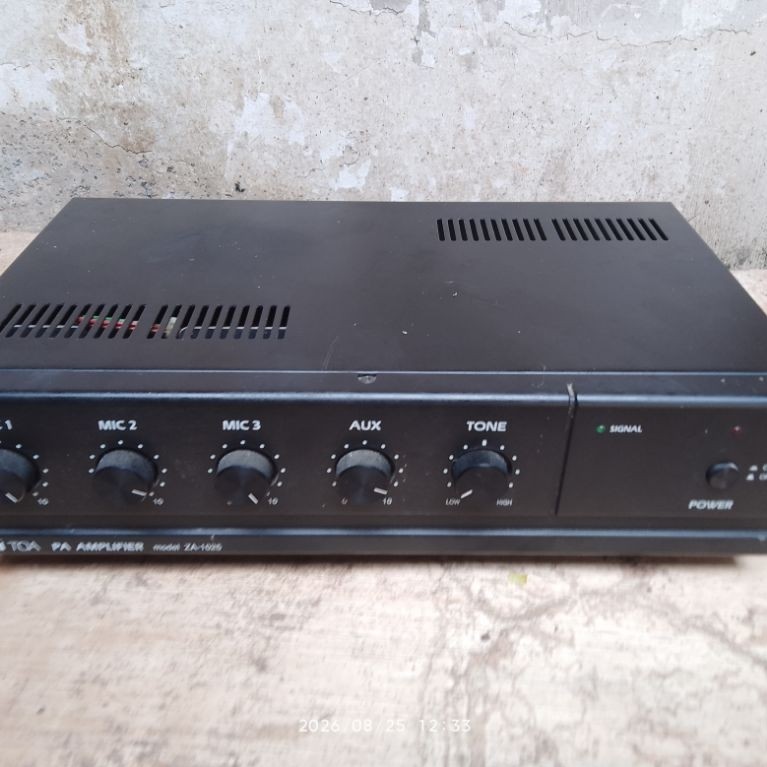 amplfier Toa ZA -1025 untuk mesjid, musholla, aula rapat dll