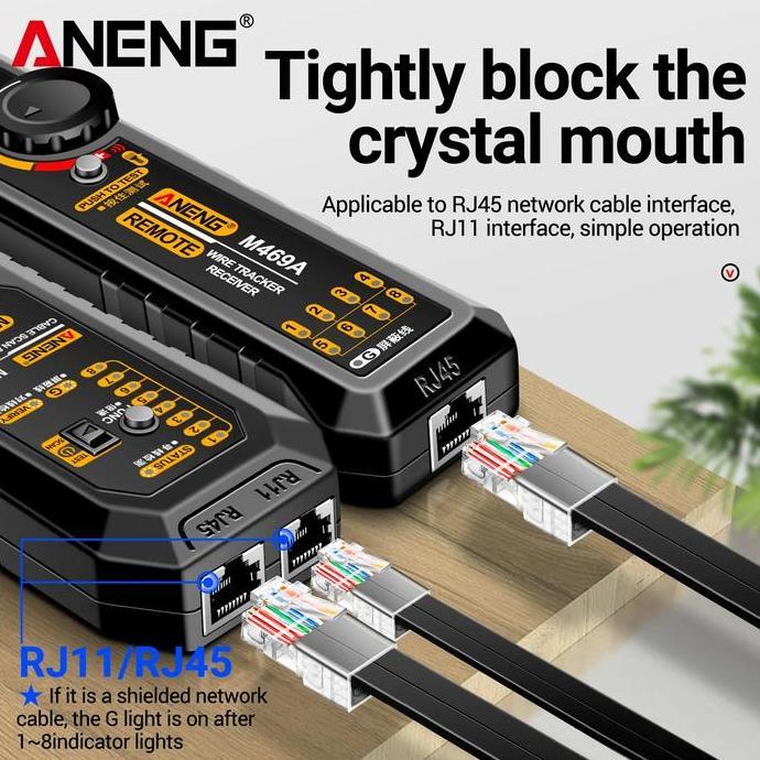 Kualitas terbaik] IA tester kabel jaringan networking internet telepon multifungsi-alat scan kabel n