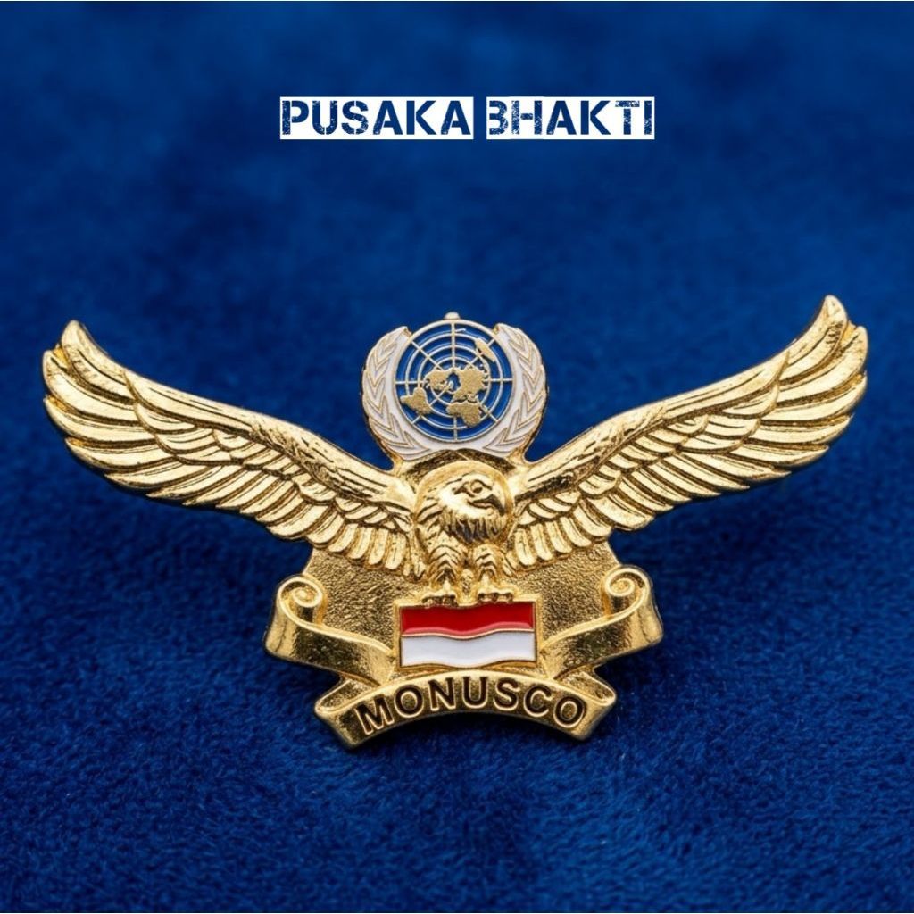 Monusco Brevet Wing Pin MONUSCO Kualitas Premium