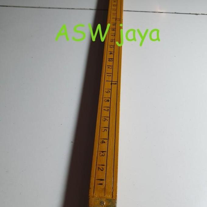 UuunS - Meteran Kayu Meteran Kain 1 meter pcs