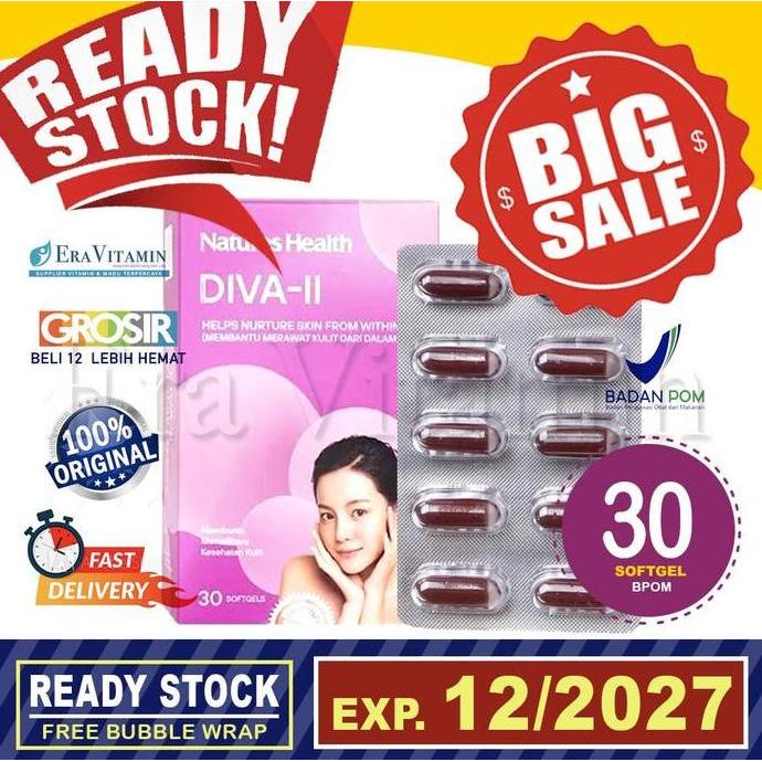 Zouu- Natures Health Diva Ii Collagen - Kulit Kolagen