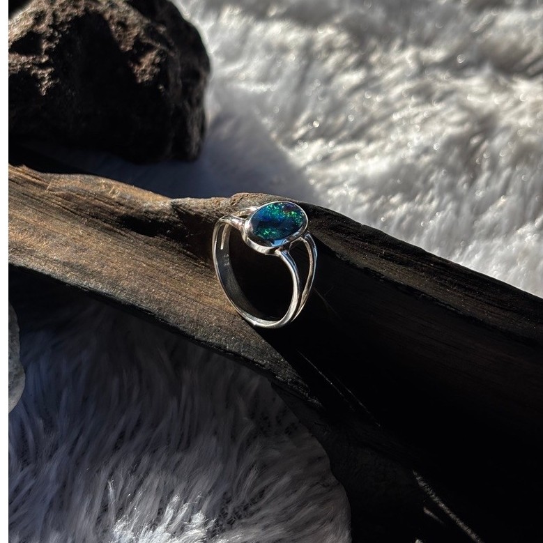 Australian Doublet Ring 925