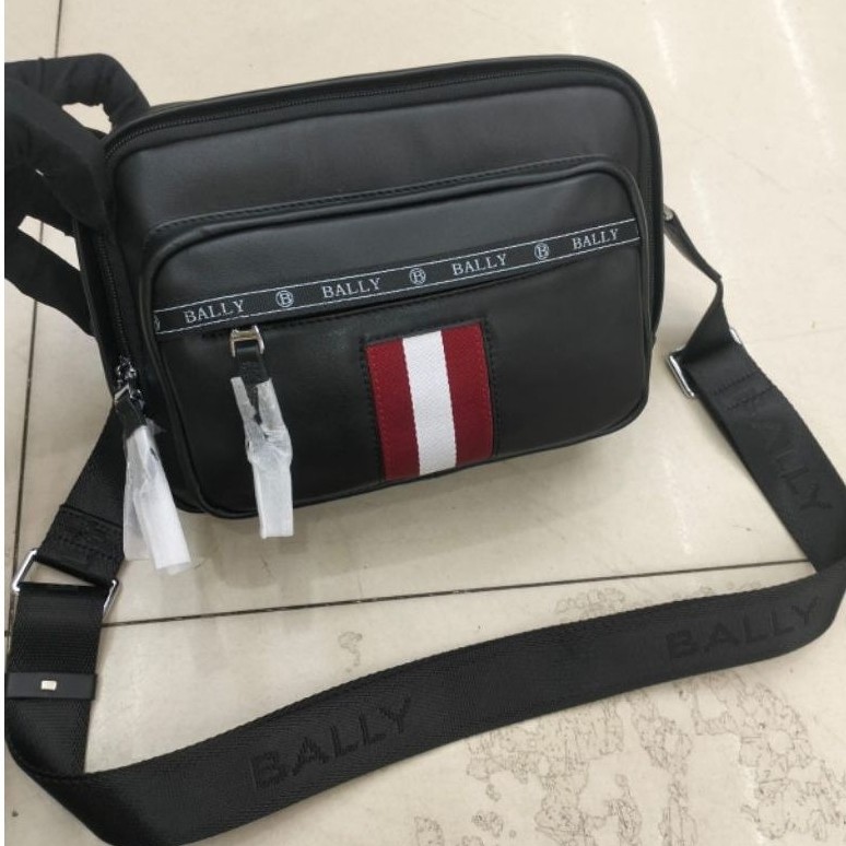 Tas selempang bally camera bag kulit asli