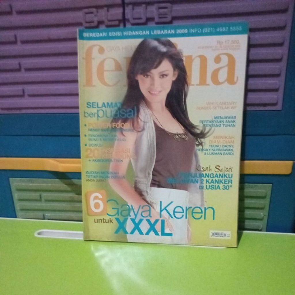 MAJALAH femina edisi no 34 agustus 2009 (bekas)