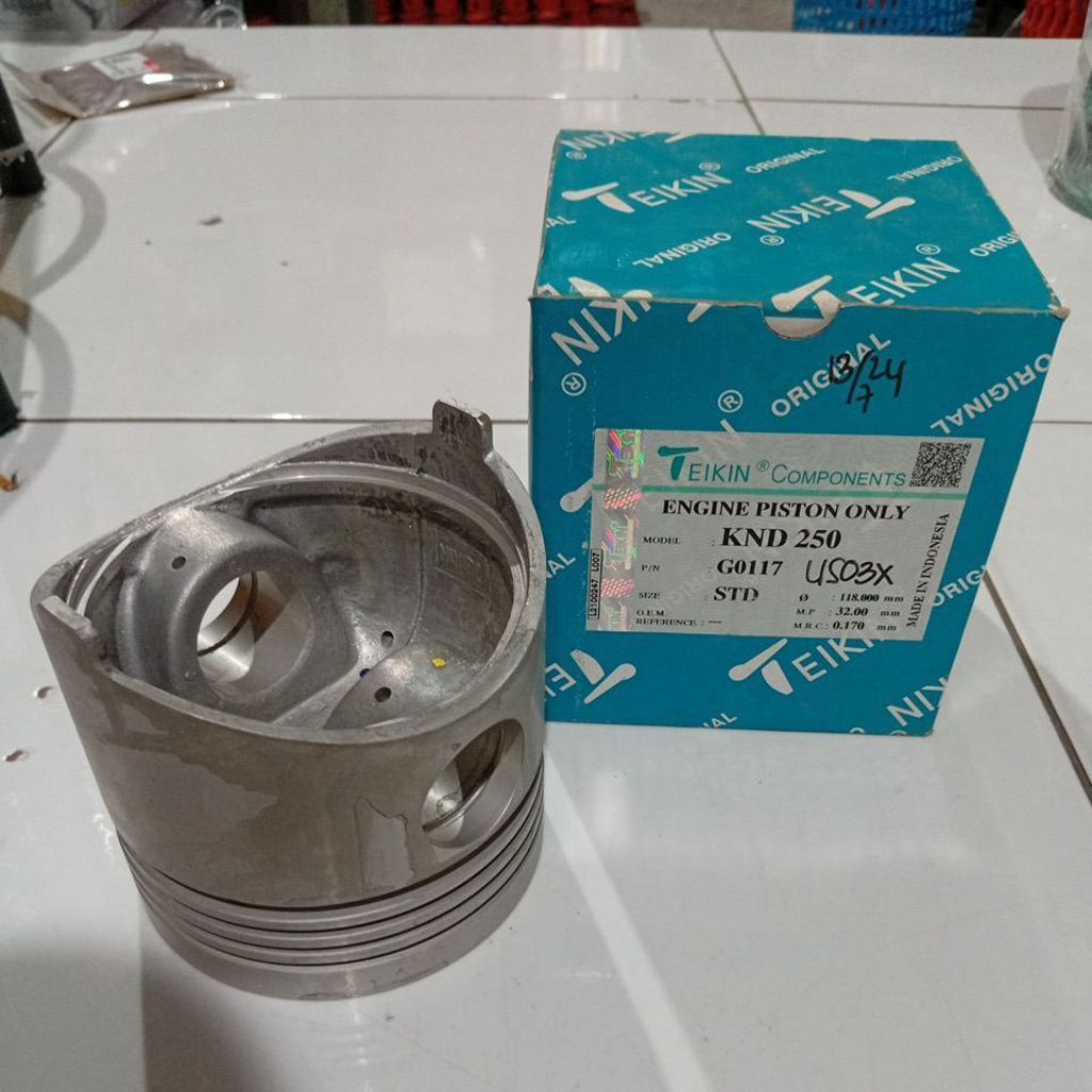 Piston KND 250 / Seher KND250 / Seker KND 250 Teikin