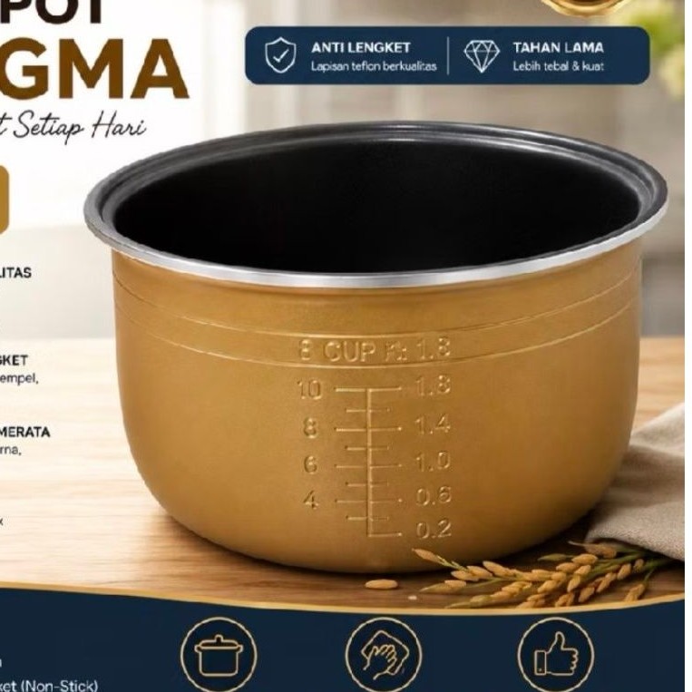 INNER POT / PANCI TEPLON mejikom YONG MA 1.8 Liter