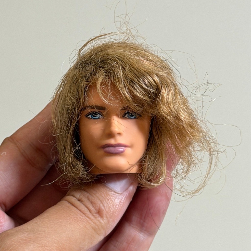 Barbie head collector kepala boneka Barbie kolektor