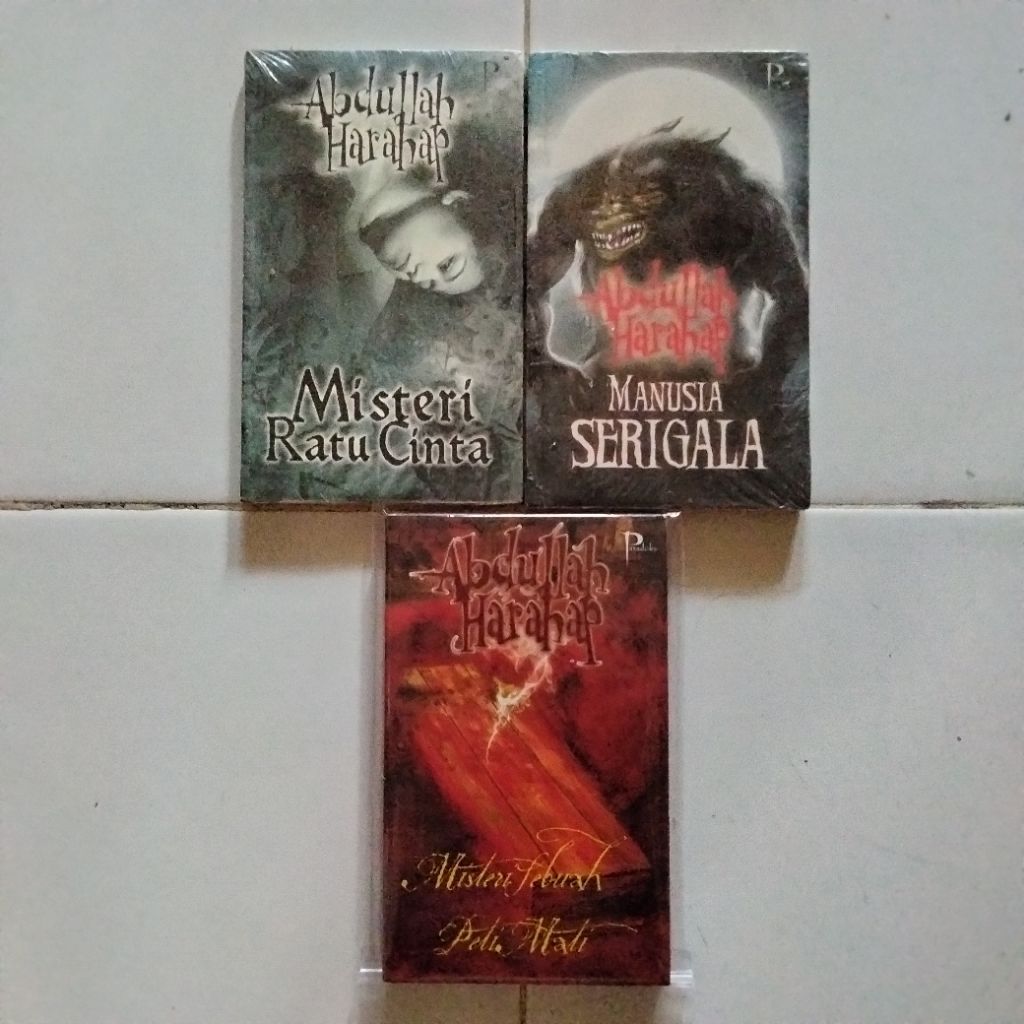 Paket Novel Horor Abdullah Harahap - Penerbit Paradoks Gramedia- 3 Edisi 