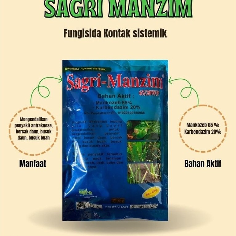 Fungisida Sagri Manzim - Efektif, Sistemik, Kontak