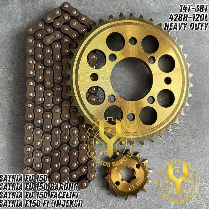 GEAR GIR SET GEAR GIR PAKET SATRIA FU 150 SATRIA FU 150 FACELIFT 38T