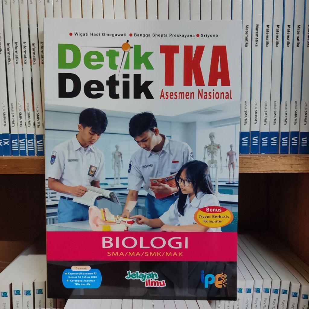 Buku Detik-Detik TKA Biologi untuk SMA/MA/SMK-MA Intan Pariwara