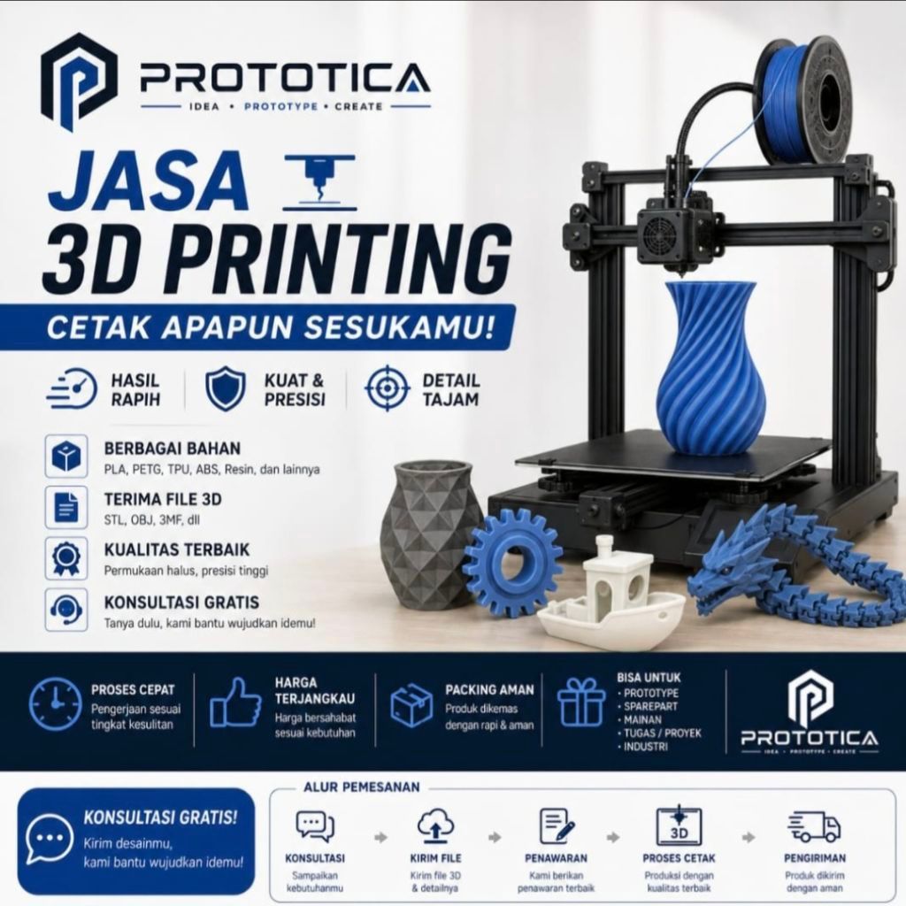 Jasa cetak 3D printer