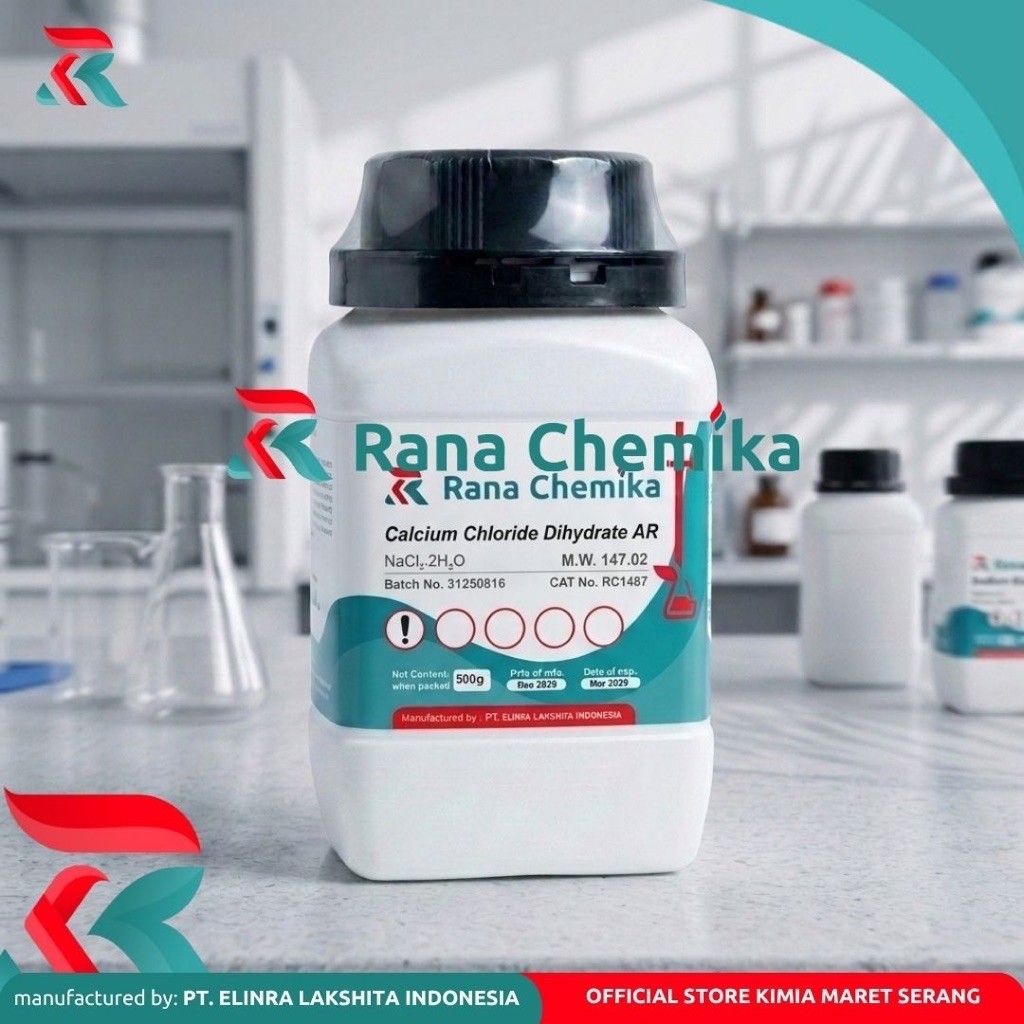 Calcium Chloride Dihydrate/Kalsium Klorida Dihidrat AR - RANA CHEMIKA