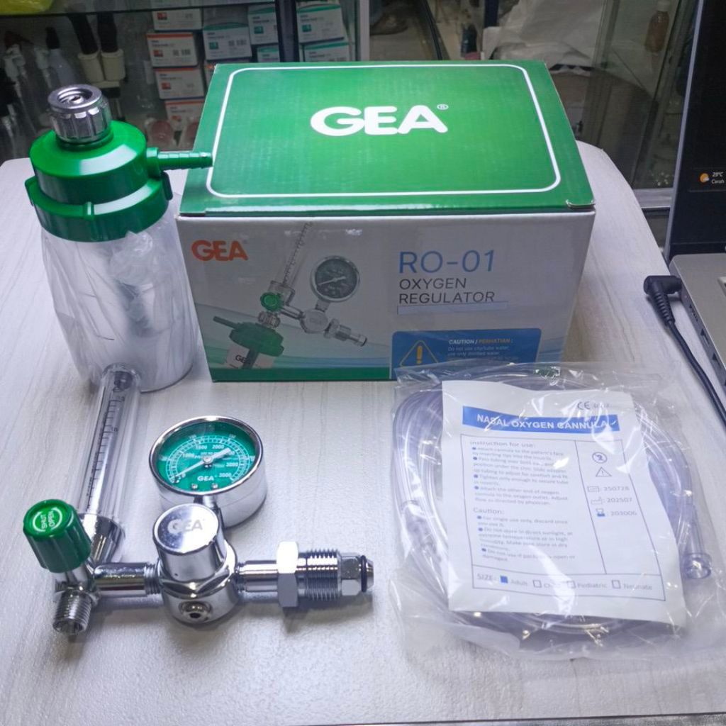 Regulator Oksigen Medis GEA - Alat Medis Regulator Oksigen