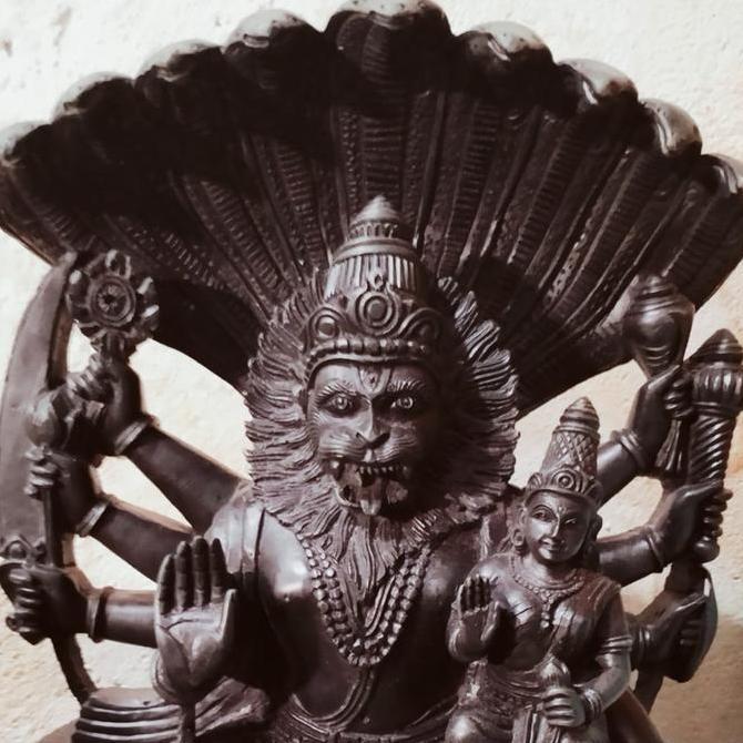 Open DS] Arca Sri Laksmi Narasimha Sri Prahlada Laksmi Nrasimha Granite