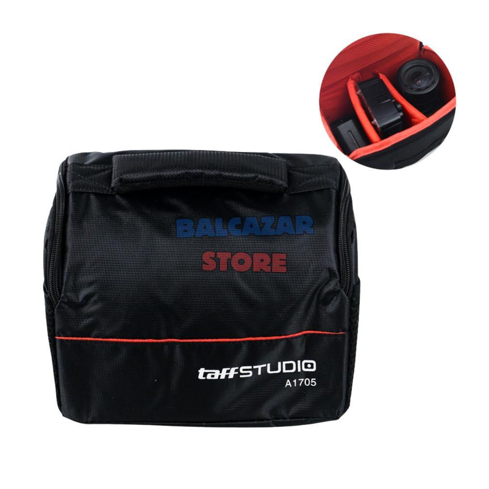 Tas Kotak Kamera Selempang DSLR Untuk Camera Canon Nikon Sony Universal Large 2 Lensa 1 Body DISKON