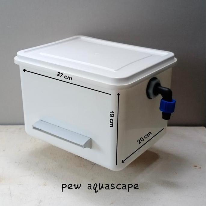 box filter kolam koi ember filter aquarium waterfall media filter akuarium