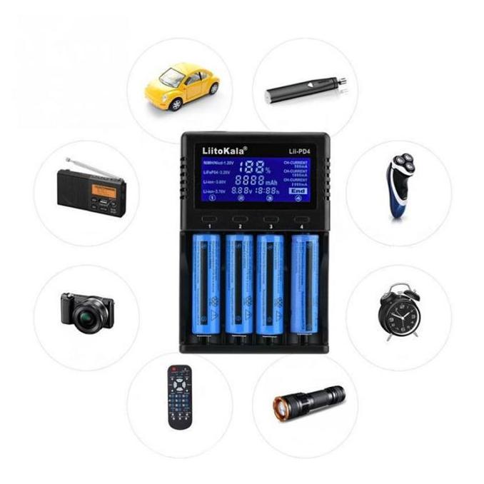 Power- Liitokala Lii Pd4 Smart Battery Charger Discharger Baterai Lii-Pd4