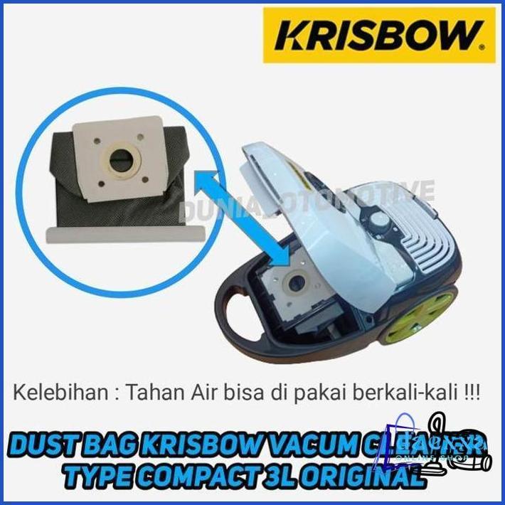 DUST BAG / KANTONG DEBU KRISBOW DRY VACUM CLEANER COMPACT 3L ORI RESTOCK