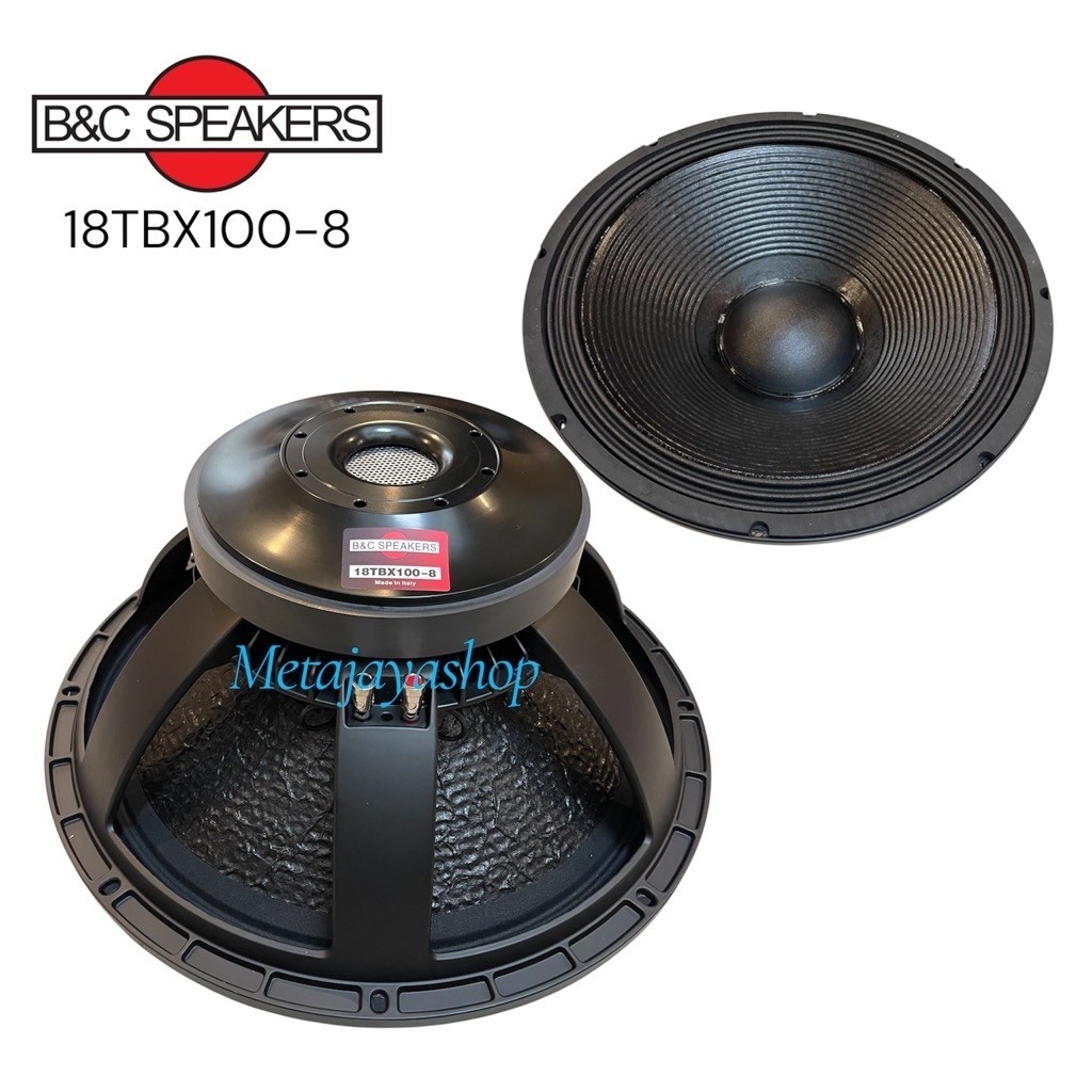 Speaker Component  18in B&C 18TBX100 Subwoofer Low  VC 4 Inch BNC 18"