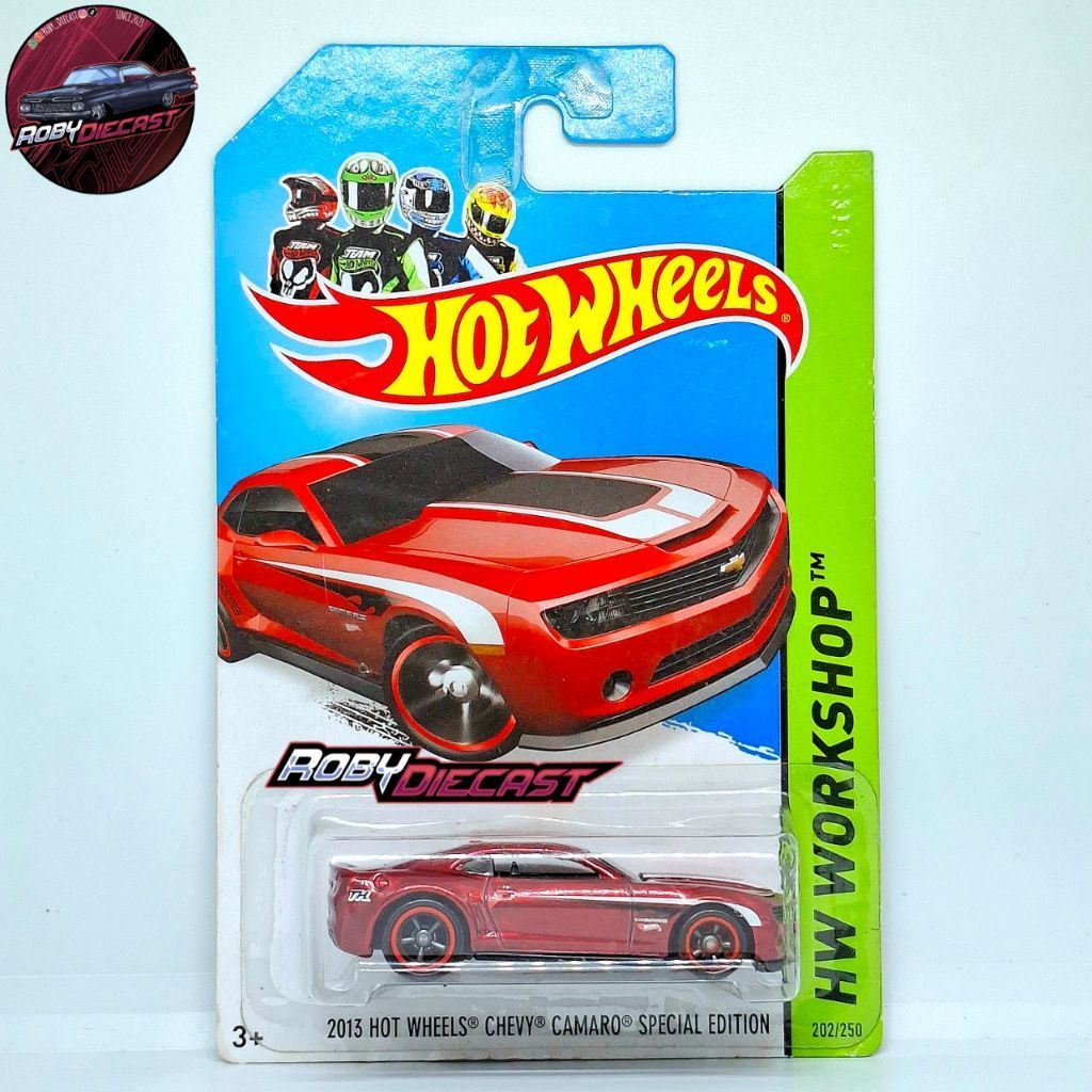 Hot Wheels Super Treasure Hunt (STH) 2013 Chevy Camaro Special Edition Red