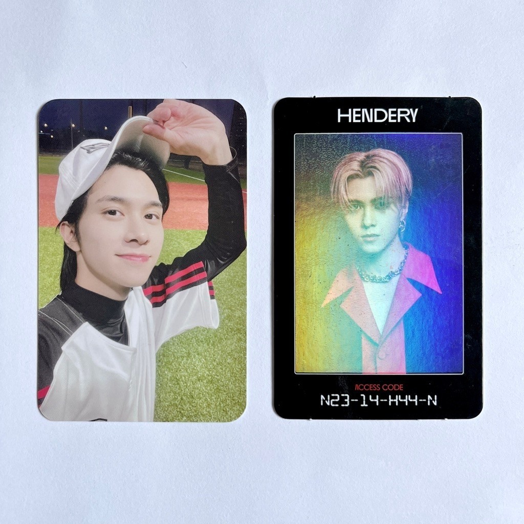 PC Photocard Official Hendery Mumo Universe NCT 2021 Baseball Resonance Pt2 Arrival Access Card Wayv