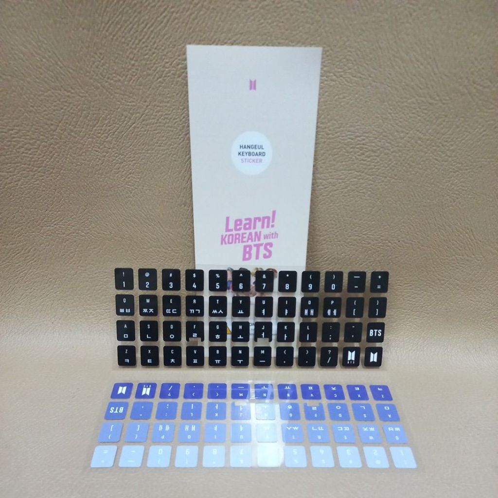HANGEUL KEYBOARD STICKER Learn Korean BTS