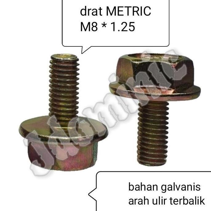 BAUT KUNCI TERBALIK MATA PISAU PISO PISAO MATA PEMOTONG ALAT MESIN POTONG RUMPUT GENDONG MUR JDO79