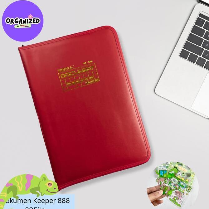 TOPLA Map Dokumen Keeper Ijazah Resleting Map Dokumen F4 JSS