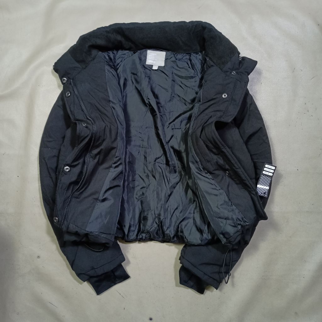 SPAO jacket PUFFER semi crop boxy used verygood