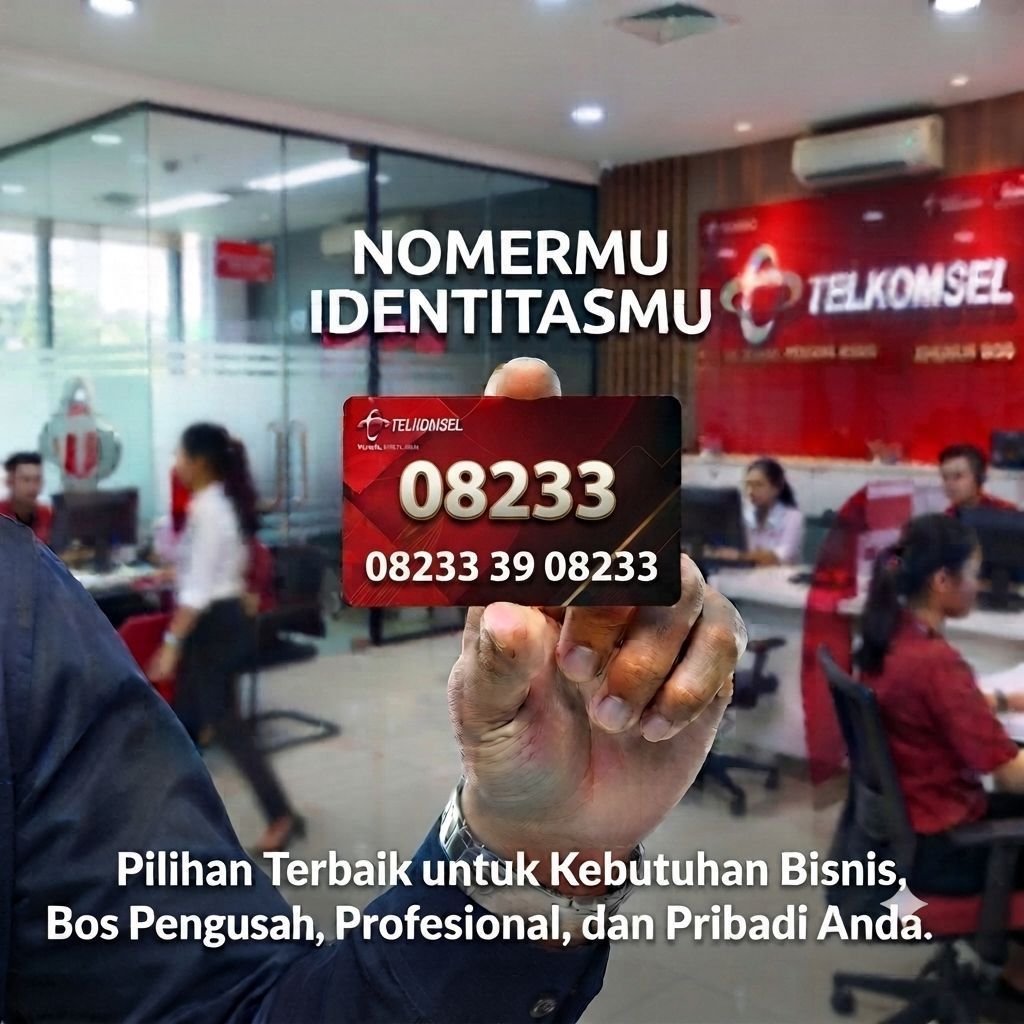 CERMIN Nomor Cantik  Telkomsel 08233 Kartu Perdana Mewah