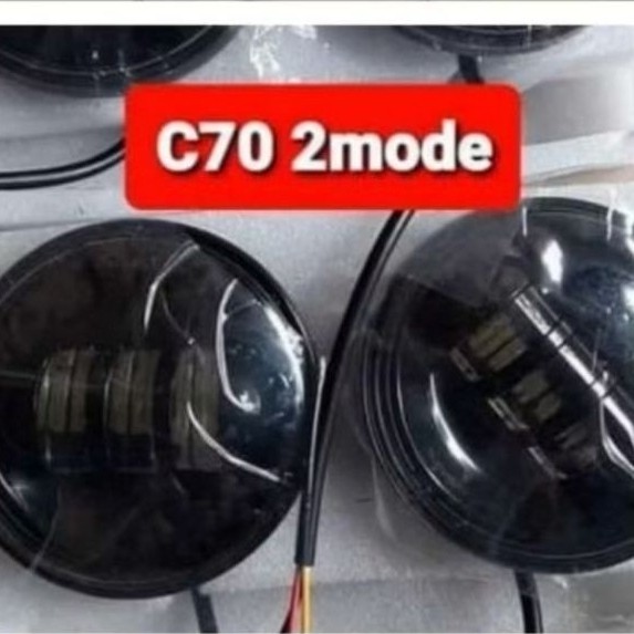 lampu depan c70 c50 daymaker 2mode