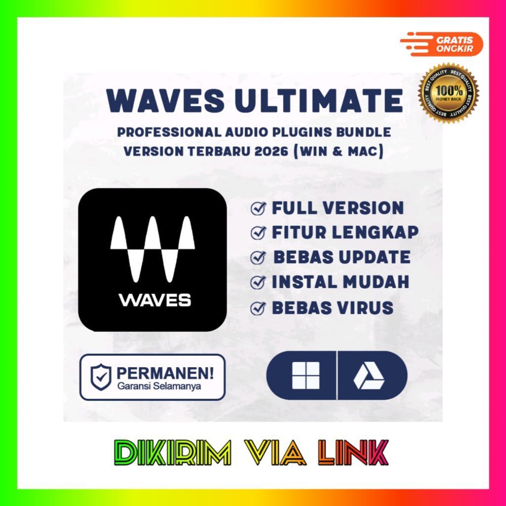 Waves Ultimate 16 Complete Plugin Original Pro Lifetime | Bundle Mixing & Mastering Plugin (WIN & MA