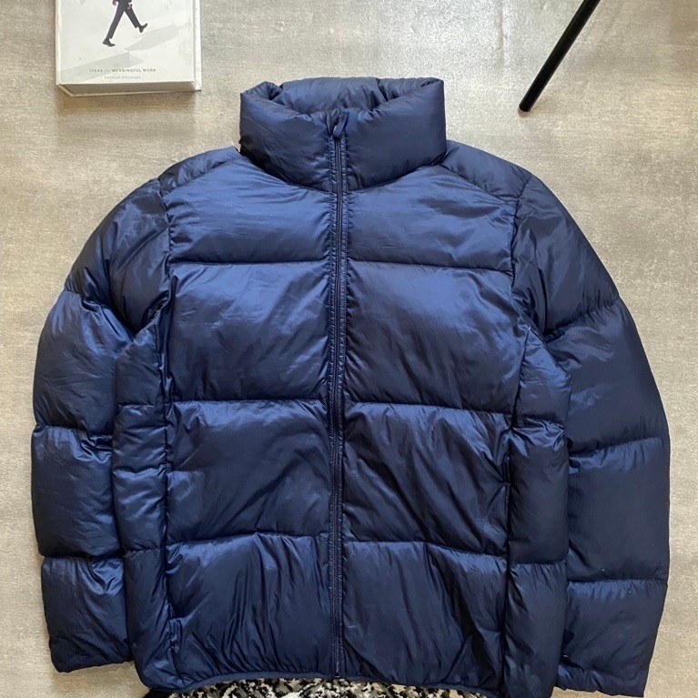 Ultra Light Down Packable Jacket Navy