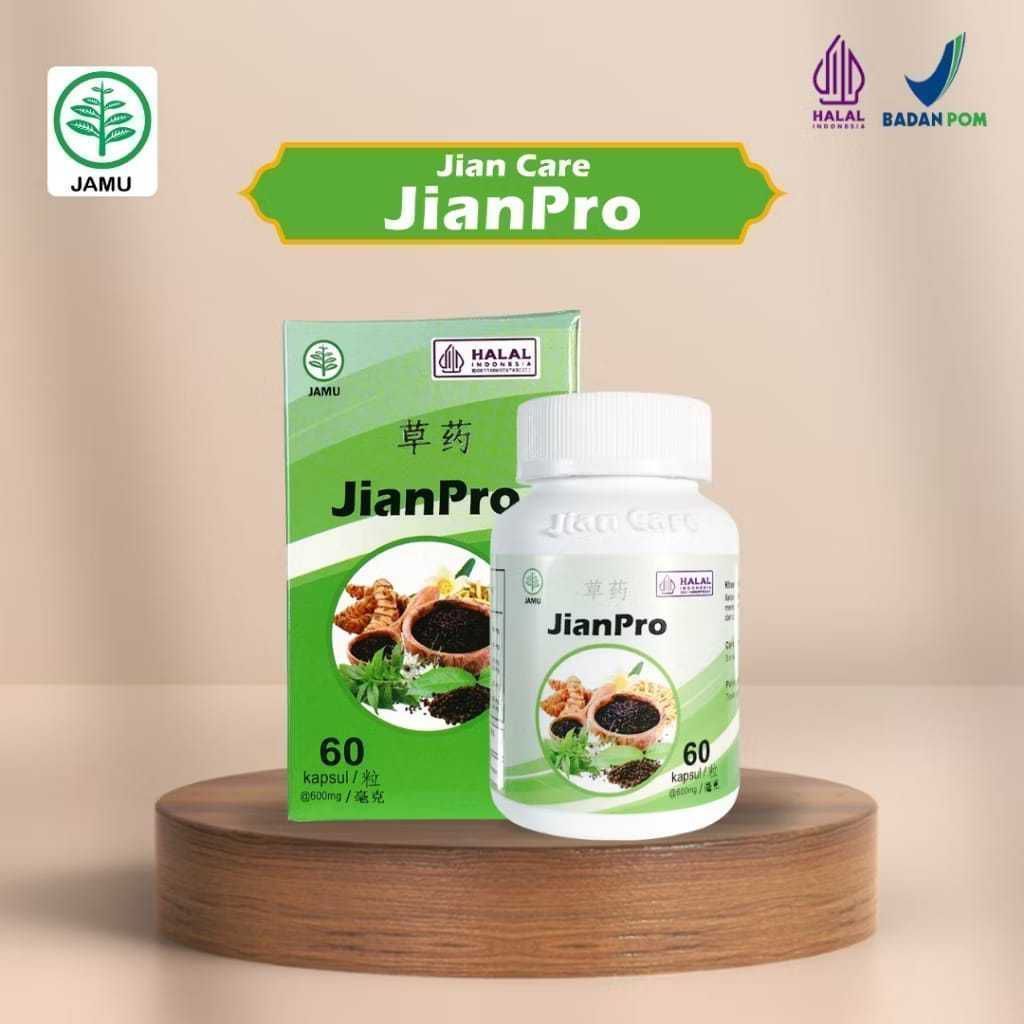 Jian Care Jianpro - Obat Herbal Cina Kapsul Untuk Encok, Pegal Linu & Sendi Jianpro